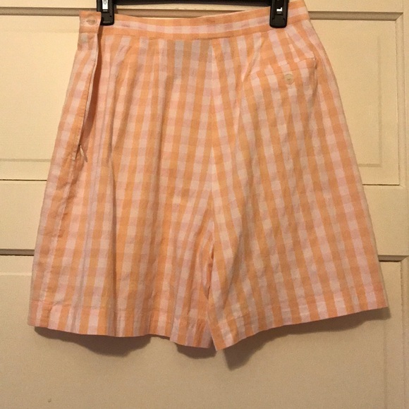 {liz claiborne} sherbet gingham skort - Picture 4 of 6